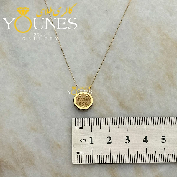 گردنبند طلا دایره تیفانی